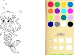 Oyunu Mermaid Coloring Book For Kids çevrimiçi