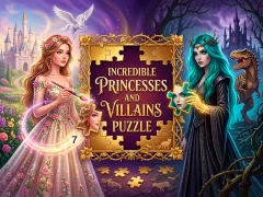 Oyunu Incredible Princesses and Villains Puzzle çevrimiçi