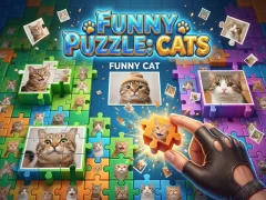 Oyunu Funny Puzzle: Cats çevrimiçi
