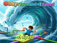 Oyunu Obby: Tsunami +1 speed çevrimiçi