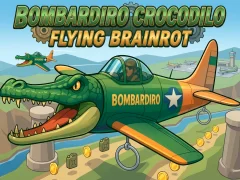 Oyunu Bombardiro Crocodilo Flying Brainrot çevrimiçi