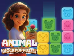 Oyunu Animal Block Pop Puzzle çevrimiçi