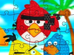 Oyunu Funny Birds Pop It Jigsaw çevrimiçi