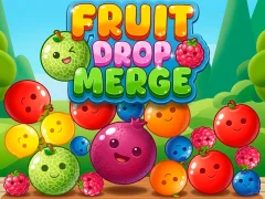 Oyunu Fruit Drop Merge çevrimiçi