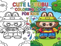 Oyunu Cute Labubu Coloring Book for Kids çevrimiçi