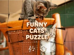 Oyunu Funny Cats Puzzle çevrimiçi