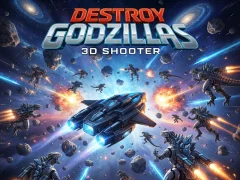 Oyunu Destroy Godzillas: 3D Shooter çevrimiçi