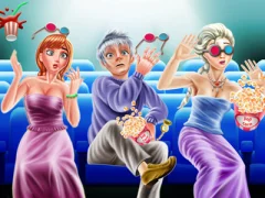 Oyunu Ice Family Movie Night çevrimiçi