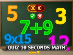 Oyunu Quiz 10 Seconds Math çevrimiçi