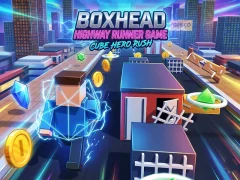 Oyunu Boxhead Highway Runner Game çevrimiçi