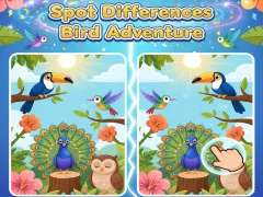 Oyunu Spot Differences Bird Adventure çevrimiçi