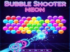 Oyunu Bubble Shooter Neon çevrimiçi