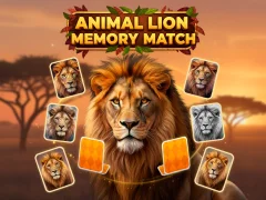 Oyunu Animal Lion Memory Match çevrimiçi