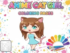 Oyunu Anime Cat Girl Coloring Pages çevrimiçi