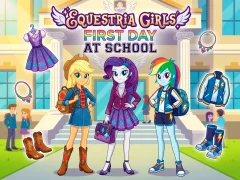 Oyunu Equestria Girls First Day at School çevrimiçi