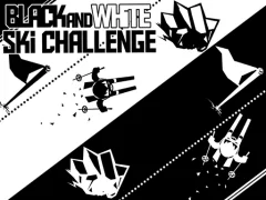 Oyunu Black and White Ski Challenge çevrimiçi