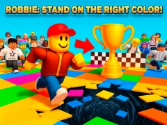 Oyunu Robbie: Stand on the Right Color! çevrimiçi