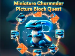 Oyunu Miniature Charmander Picture Block Quest çevrimiçi