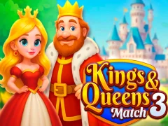 Oyunu Kings and Queens Match 3 çevrimiçi