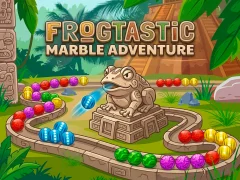 Oyunu Frogtastic Marble Adventure çevrimiçi