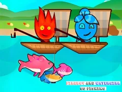 Oyunu FireBoy And WaterGirl Go Fishing çevrimiçi