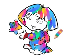 Oyunu Jungle Girl: Coloring Pages çevrimiçi