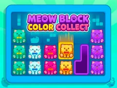 Oyunu Meow Block: Color Collect çevrimiçi