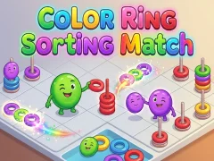 Oyunu Color Ring Sorting Match çevrimiçi