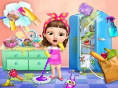 Oyunu Sweet Baby Girl Cleanup Messy House çevrimiçi