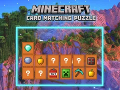 Oyunu Minecraft Card Matching Puzzle çevrimiçi