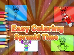 Oyunu Easy Coloring Sprunki Time çevrimiçi