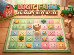 Oyunu Logic Farm: Animal Grid Puzzle çevrimiçi