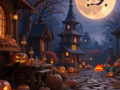 Oyunu Halloween Spider Web Treasure Escape çevrimiçi