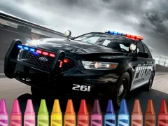 Oyunu Police Cars Coloring çevrimiçi
