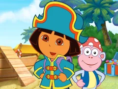 Oyunu Dora The explorer Dora's Pirate Boat Treasure Hunt çevrimiçi