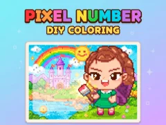Oyunu Pixel Number  DIY Coloring çevrimiçi