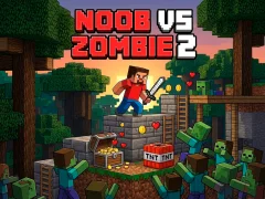 Oyunu Noob vs Zombie 2 çevrimiçi