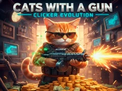 Oyunu Cats with a Gun Clicker Evolution çevrimiçi