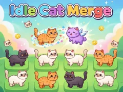 Oyunu Idlle Cat Merge çevrimiçi