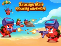 Oyunu Sausage Man Shooting Adventure çevrimiçi
