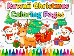 Oyunu Kawaii Christmas Coloring Pages çevrimiçi