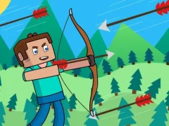 Oyunu Noob Archer Monster Attack çevrimiçi