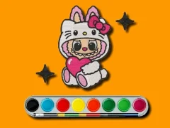 Oyunu Labubu Coloring Adventure çevrimiçi