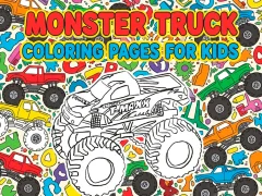 Oyunu Monster Truck Coloring Pages For Kids çevrimiçi