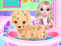 Oyunu Baby Elsa Puppy Surgery çevrimiçi