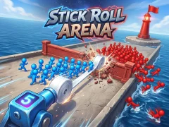 Oyunu Stick Roll Arena çevrimiçi