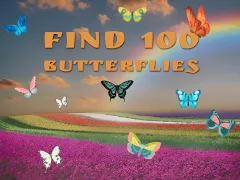 Oyunu Find 100 butterflies çevrimiçi