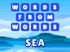 Oyunu Words from words: Sea çevrimiçi