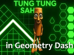 Oyunu Tung Tung Sahur in Geometry Dash çevrimiçi