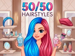 Oyunu 50/50 Hairstyles çevrimiçi